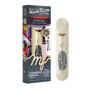 Mellow Fellow Picasso’s Euphoria Blend Live Resin Disposable Vape – Strawberry Amnesia